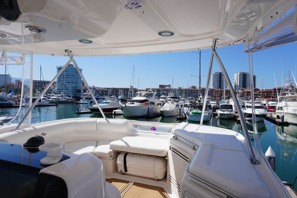 a view to marina puerto vallarta from a yacht