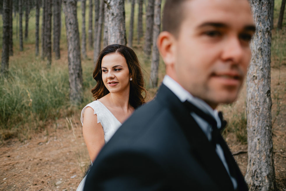 Горска сватбена фотосесия. Сватбен фотограф Станислав Мирчев. Горска сватба. Сватбена фотография