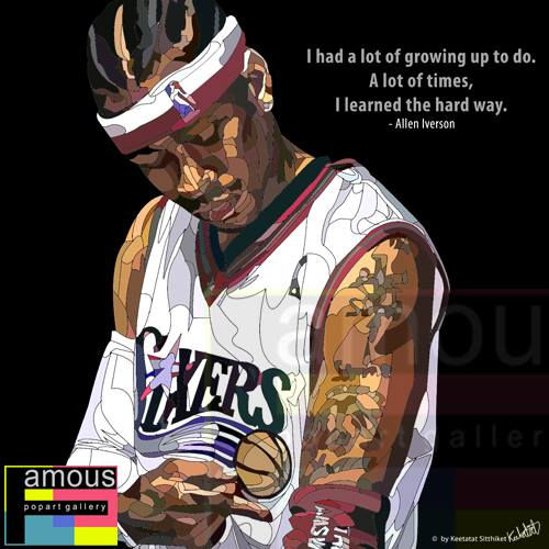 Thumbnail: Allen Iverson Pop Art