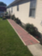 Stone Pavers Sidewalk