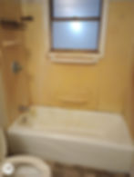 before bathroom remodel