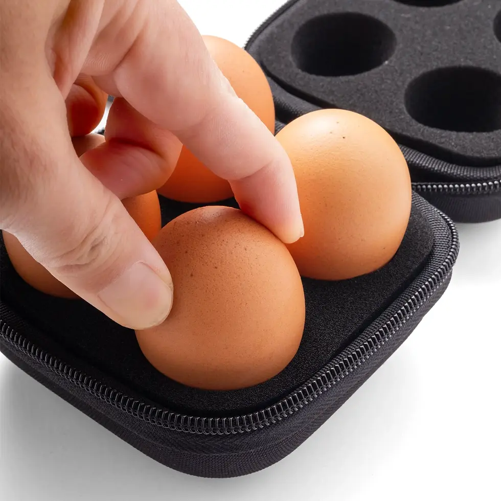 Thumbnail: 【現貨/Last One】黑色蛋盒 Black Egg Case (4Egg OK!)