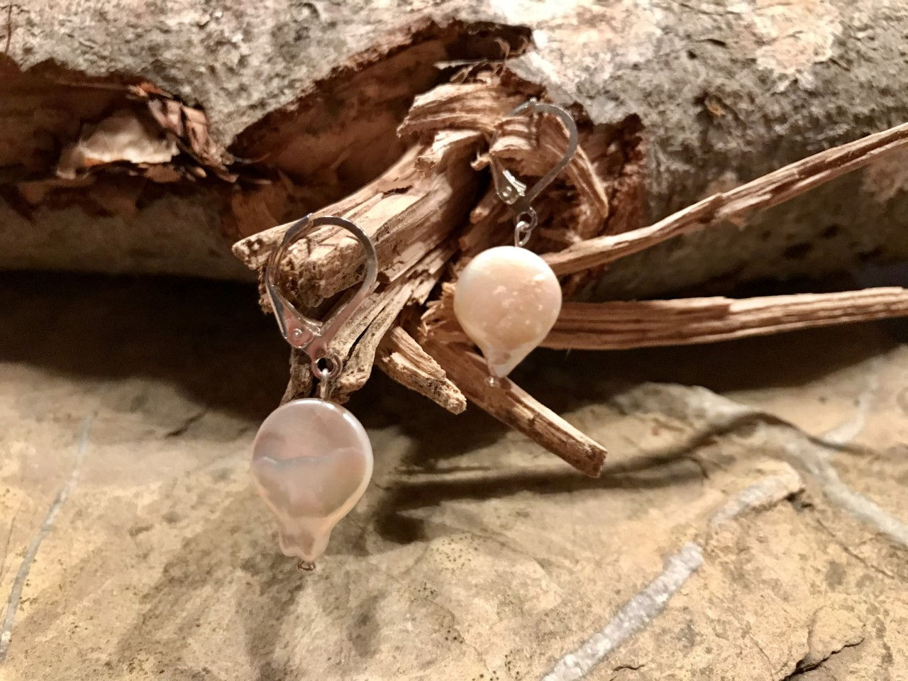 Ohrhänger Perlmutt blei- & nickelfrei