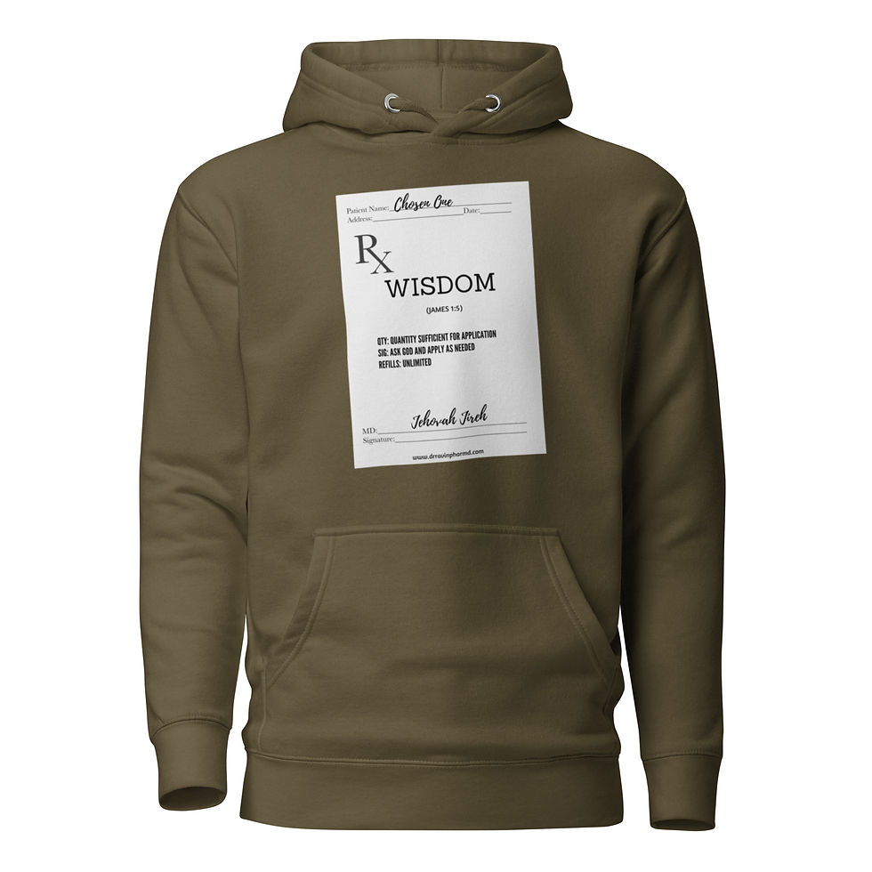 Thumbnail: Prescriptions for Real Life Hoodie: Wisdom 
