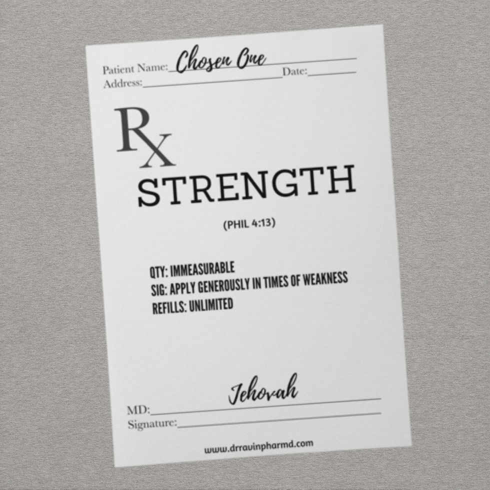 Thumbnail: Prescriptions for Real Life Hoodie: STRENGTH