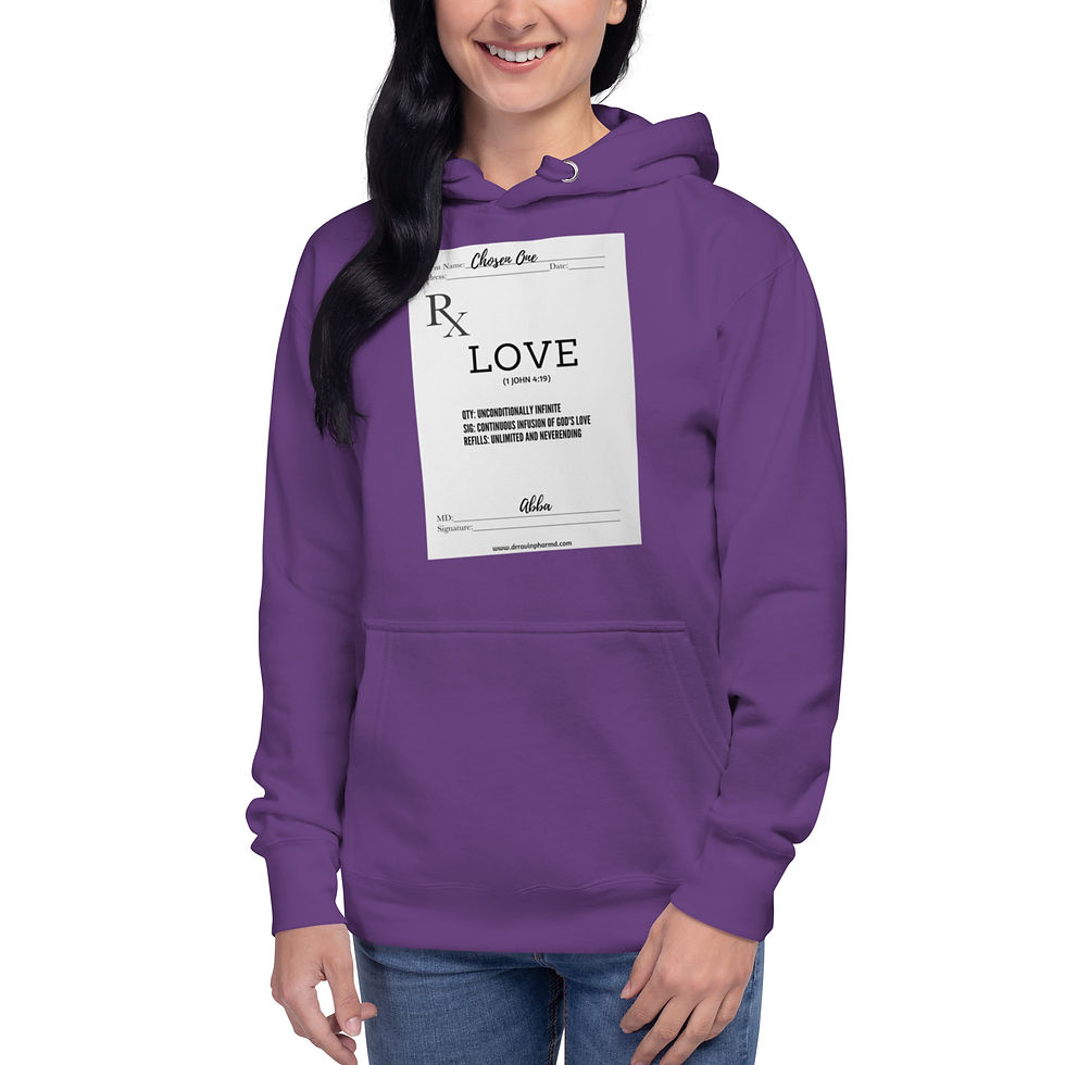 Thumbnail: Prescriptions for Real Life Hoodie: LOVE