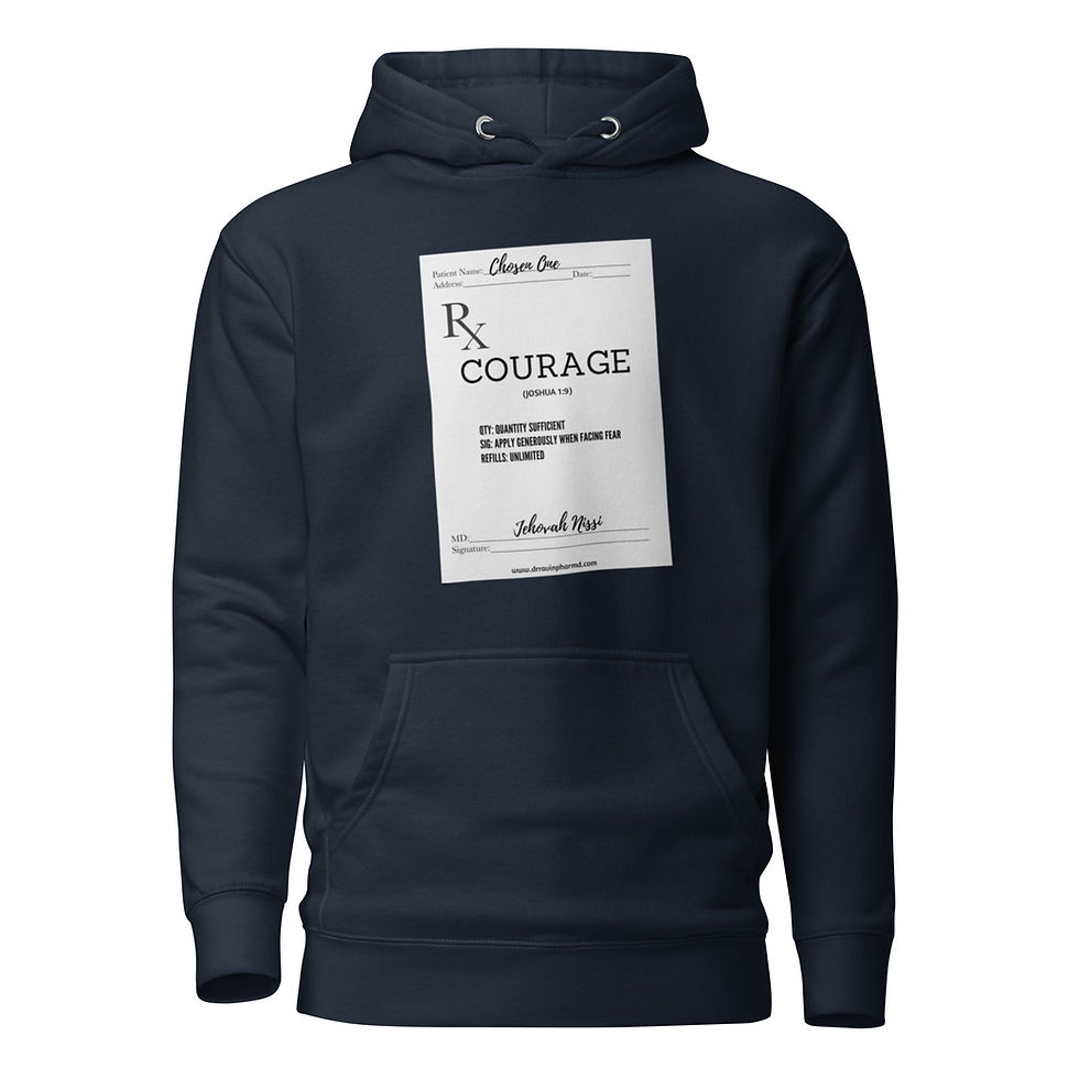 Thumbnail: Prescriptions for Real Life Hoodie: Courage
