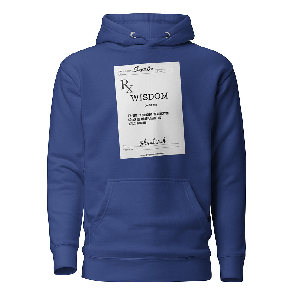 Thumbnail: Prescriptions for Real Life Hoodie: Wisdom 
