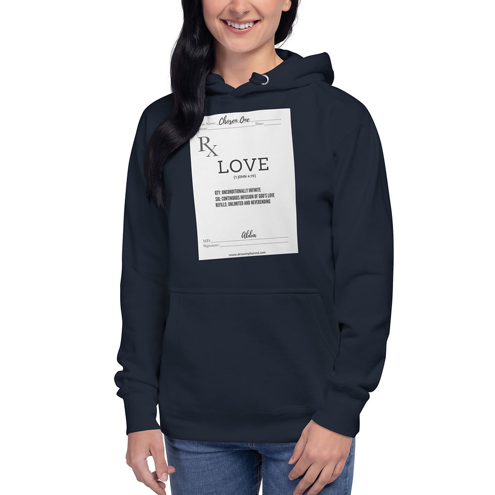 Thumbnail: Prescriptions for Real Life Hoodie: LOVE