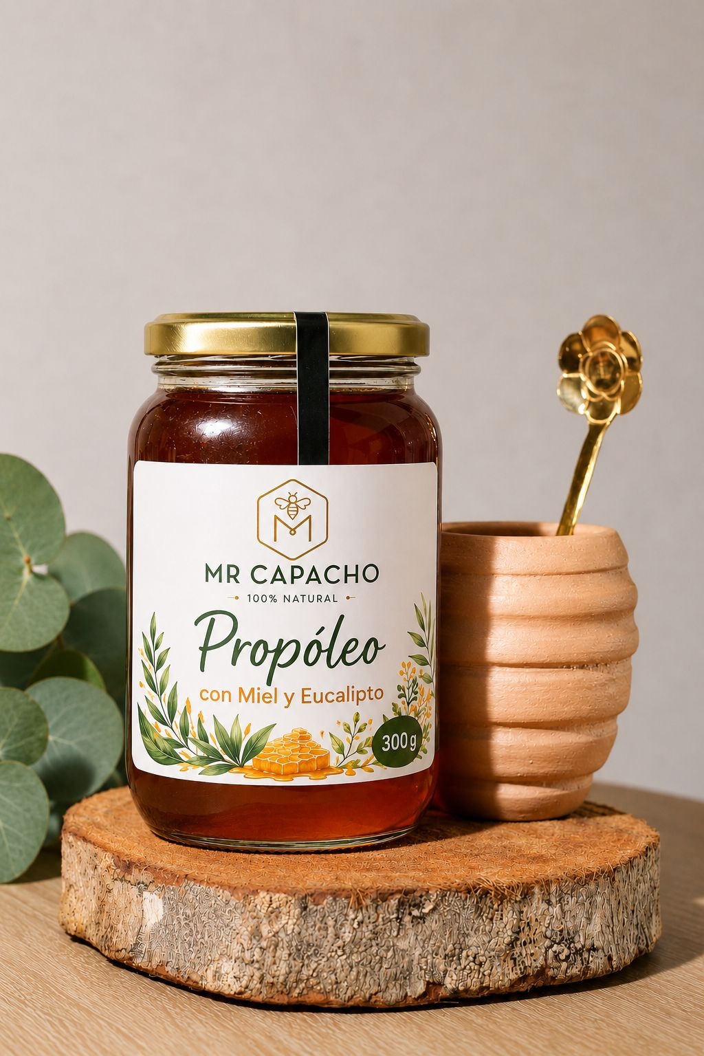 Propoleo con miel Eucalipto y Marañon
