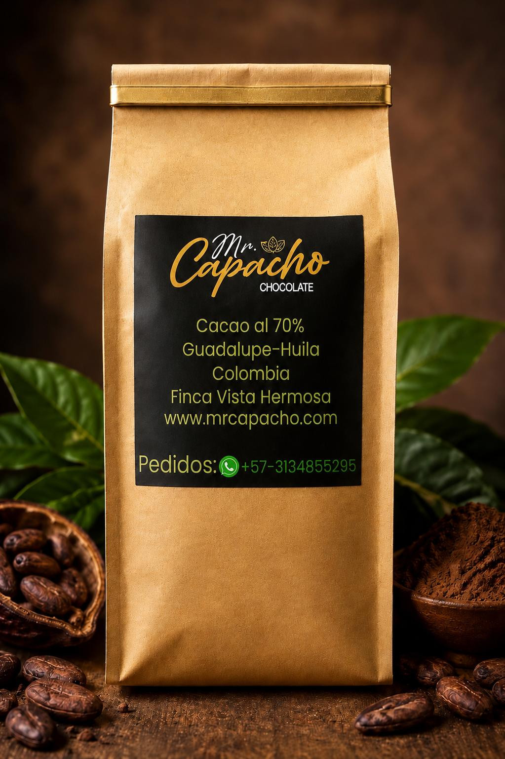 Chocolate artesanal al 70% con clavos, canela y nuez moscada