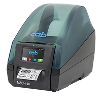 cab MACH 4S 600P – Etikettendrucker mit Spenderfunktion und 600 dpi