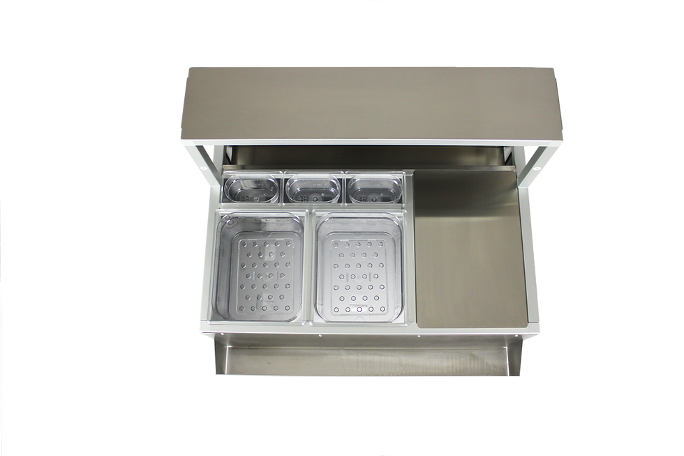 Thumbnail: high quality materials, made in italy, Ice drain grates, Speed Rack for 10 bottles, Premium quality, Modern workstation bar