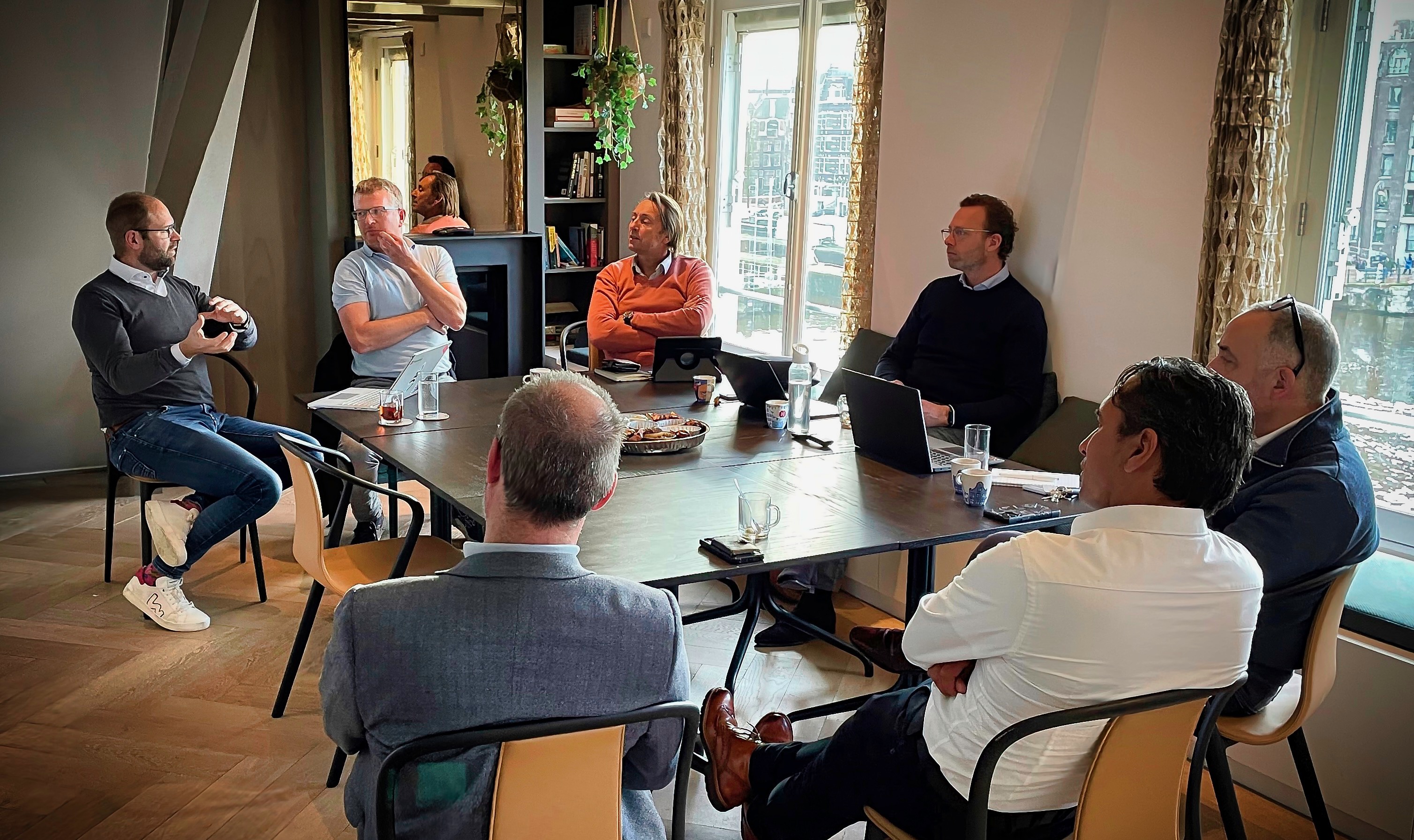 Groep met deelnemers van het Slim met Data event over datamanagement en data governance