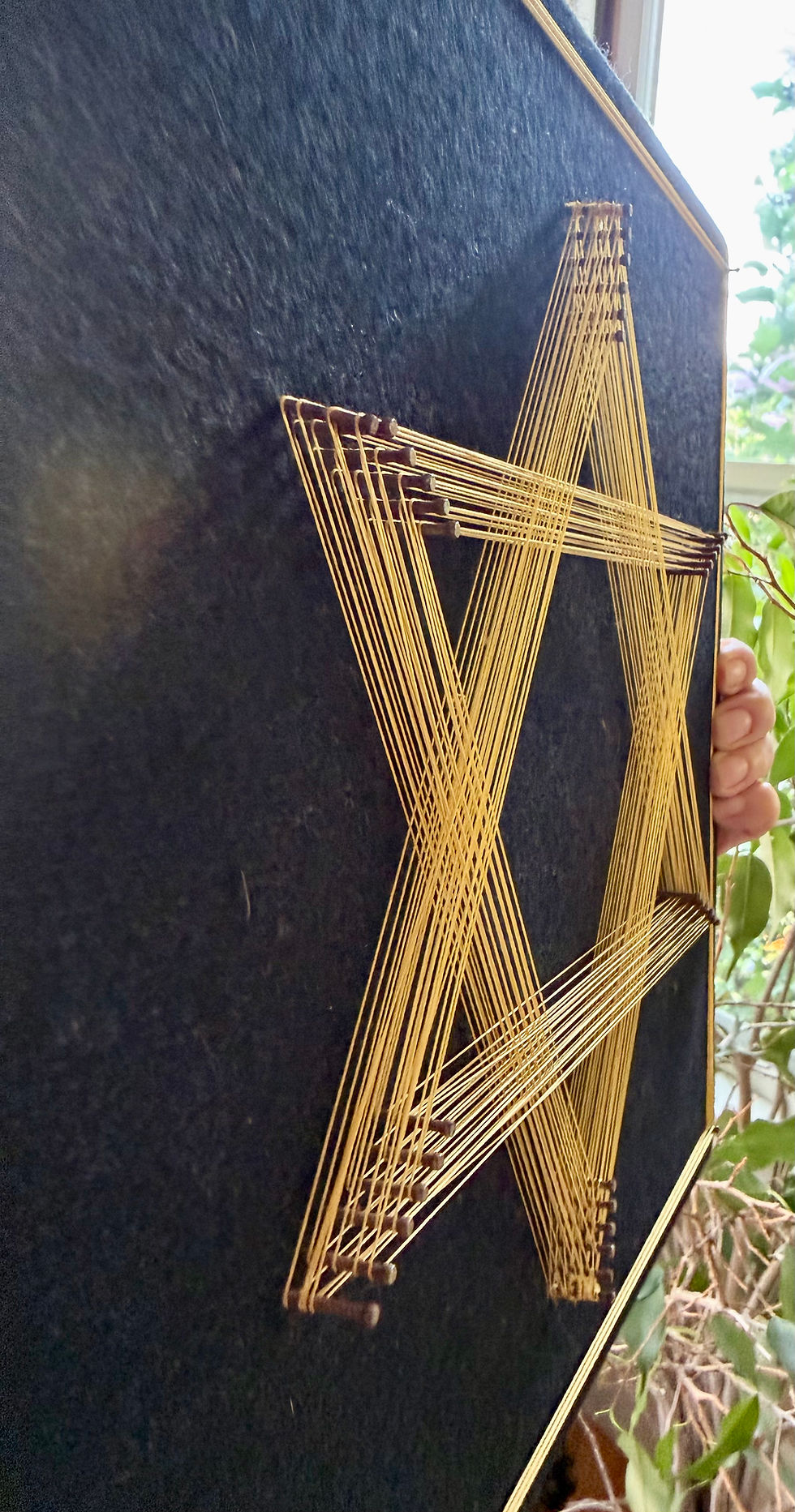 Thumbnail: String Art Magen David Wall Hanging