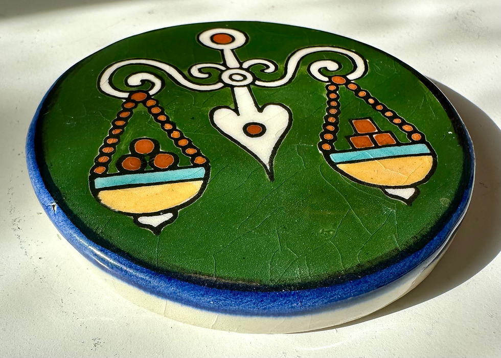 Thumbnail: Jerusalem Old City Pottery Plaque