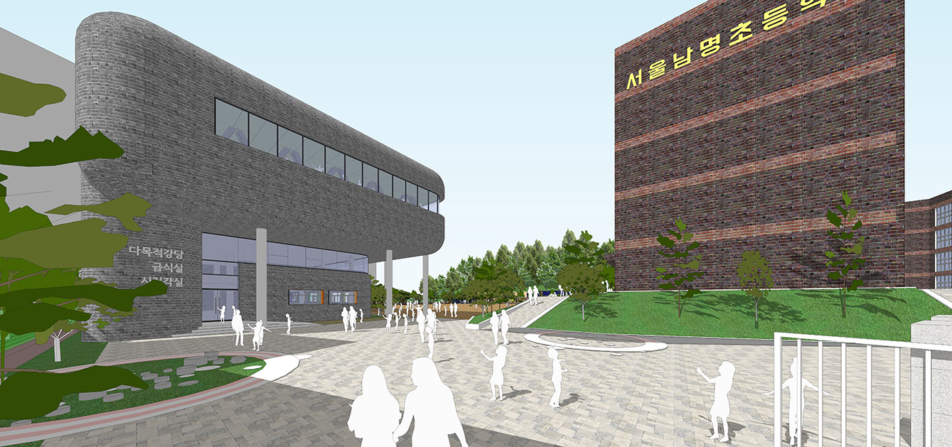 남명초등학교 체육관 증축 설계공모, 우수작