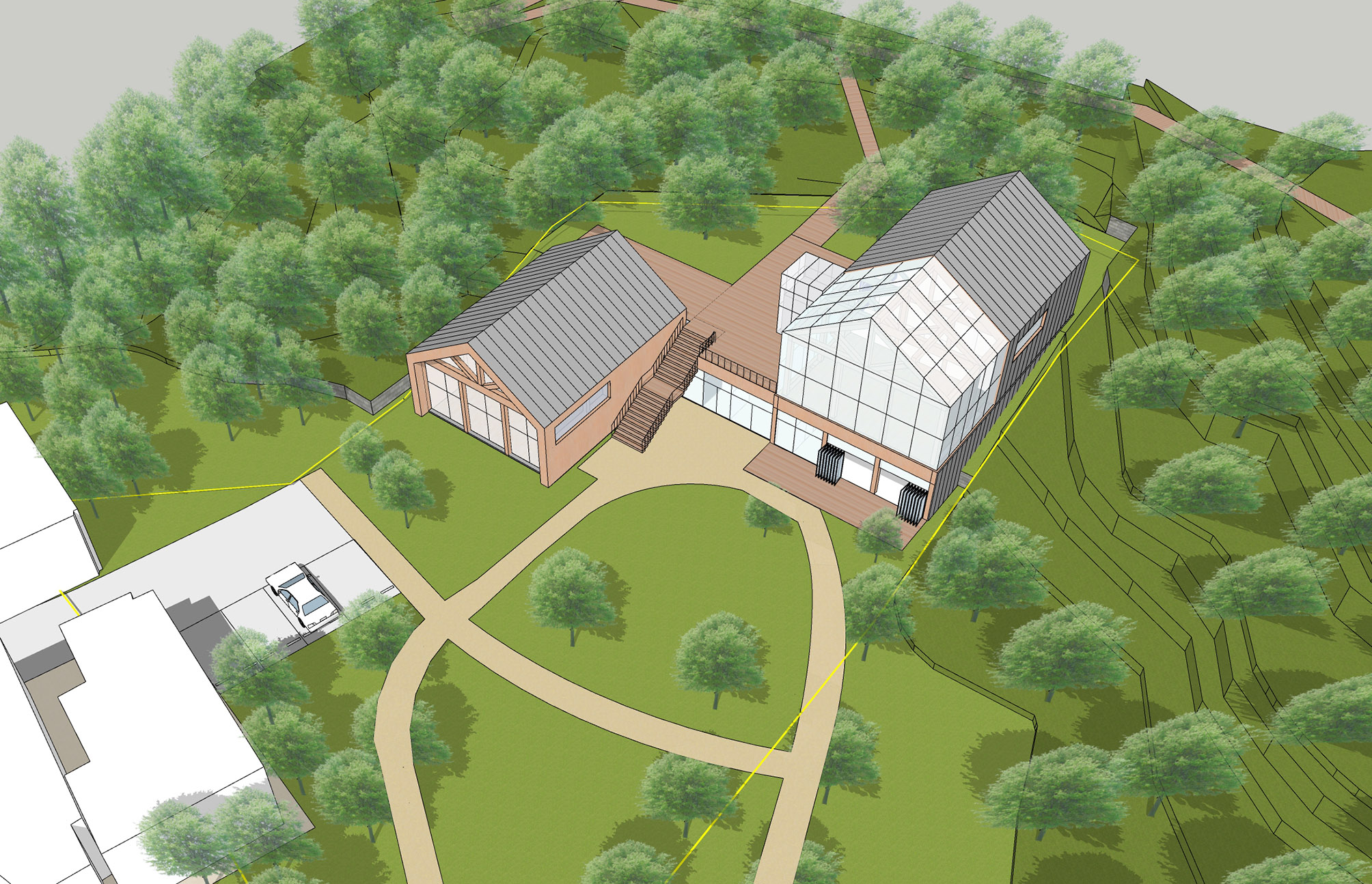 영축산 산림복합체험센터 건축기획