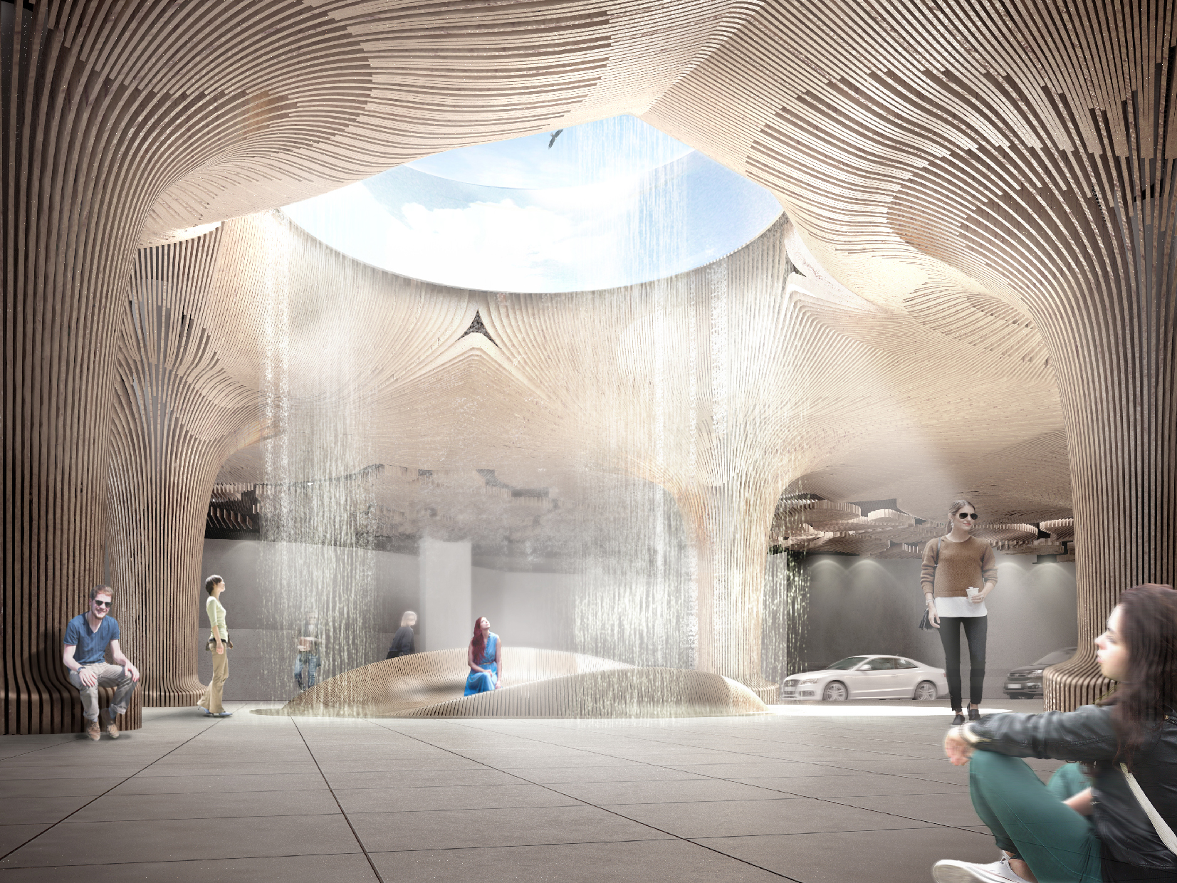 연세대학교 백양스퀘어 지하층 웰컴공간 조형물 계획안