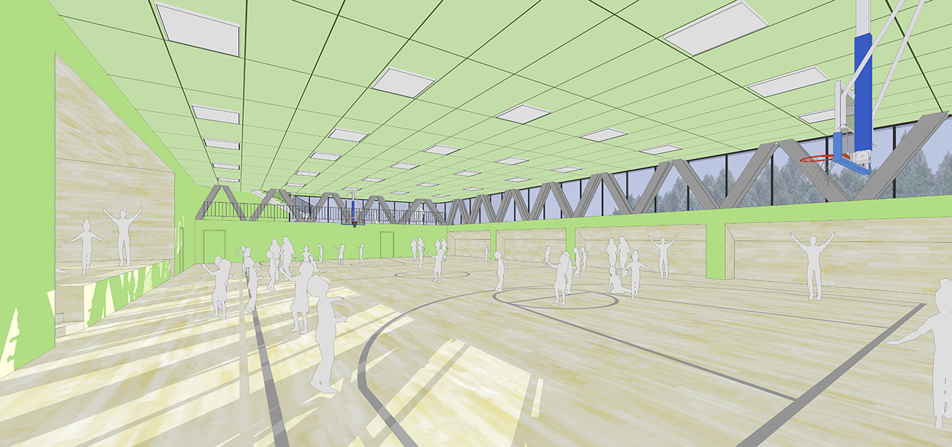 남명초등학교 체육관 증축 설계공모, 우수작