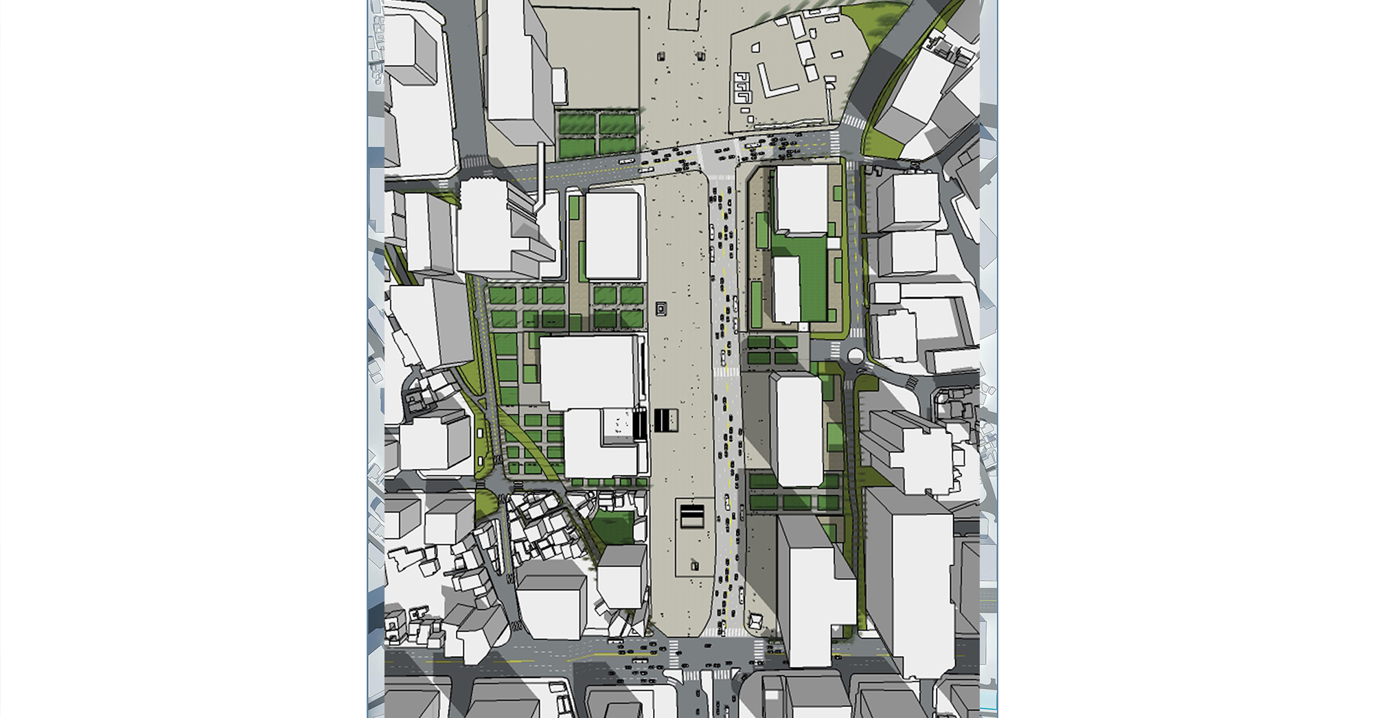 광화문광장 도로우회안