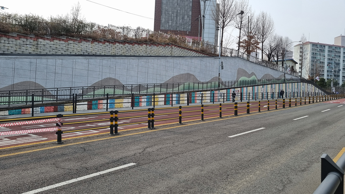 신계초등학교 옹벽 환경디자인