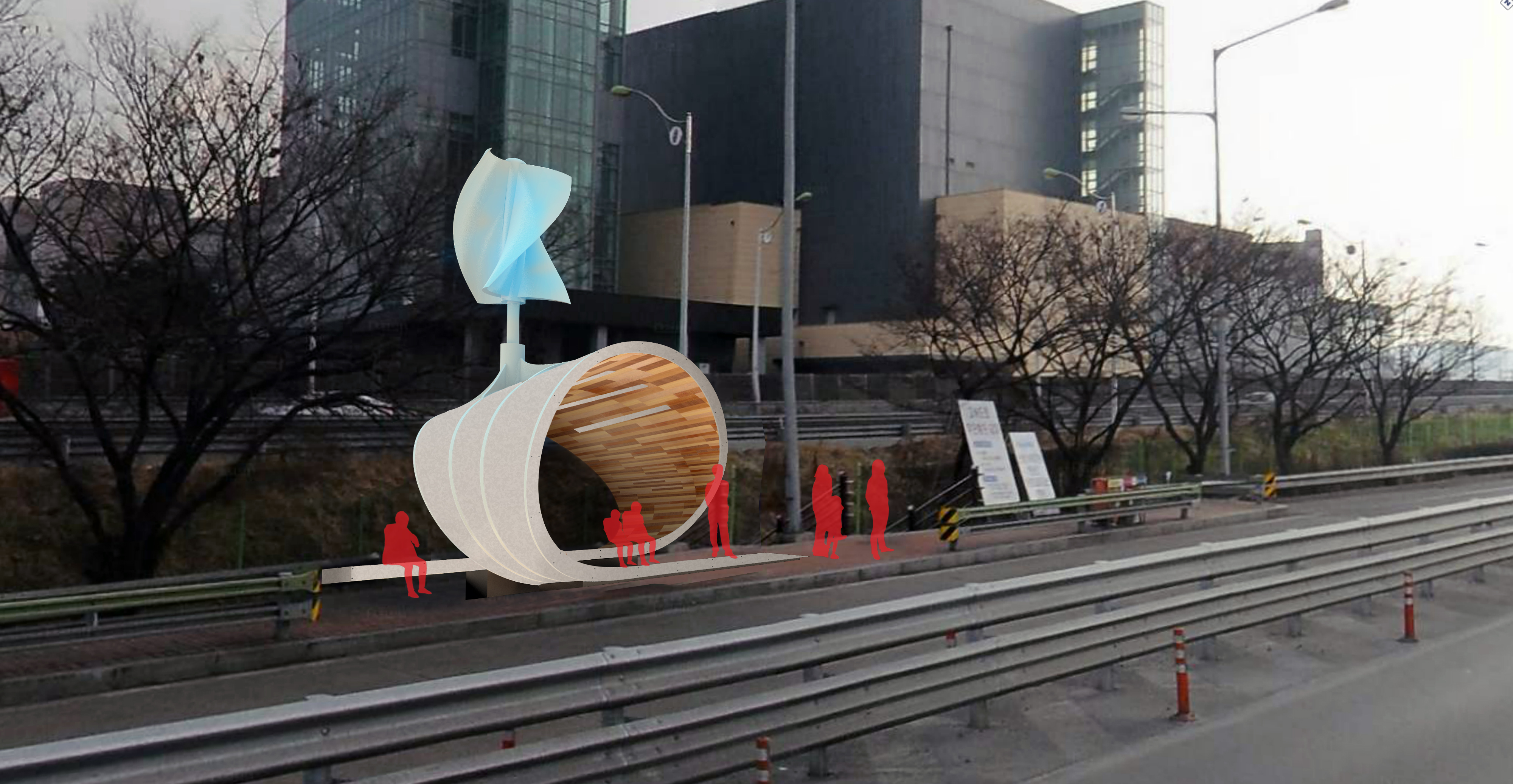 버스정류소 디자인