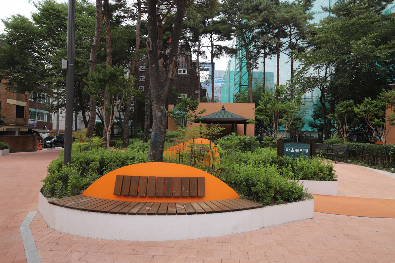 상계2동 공영주차장, 마을마당 리모델링공사