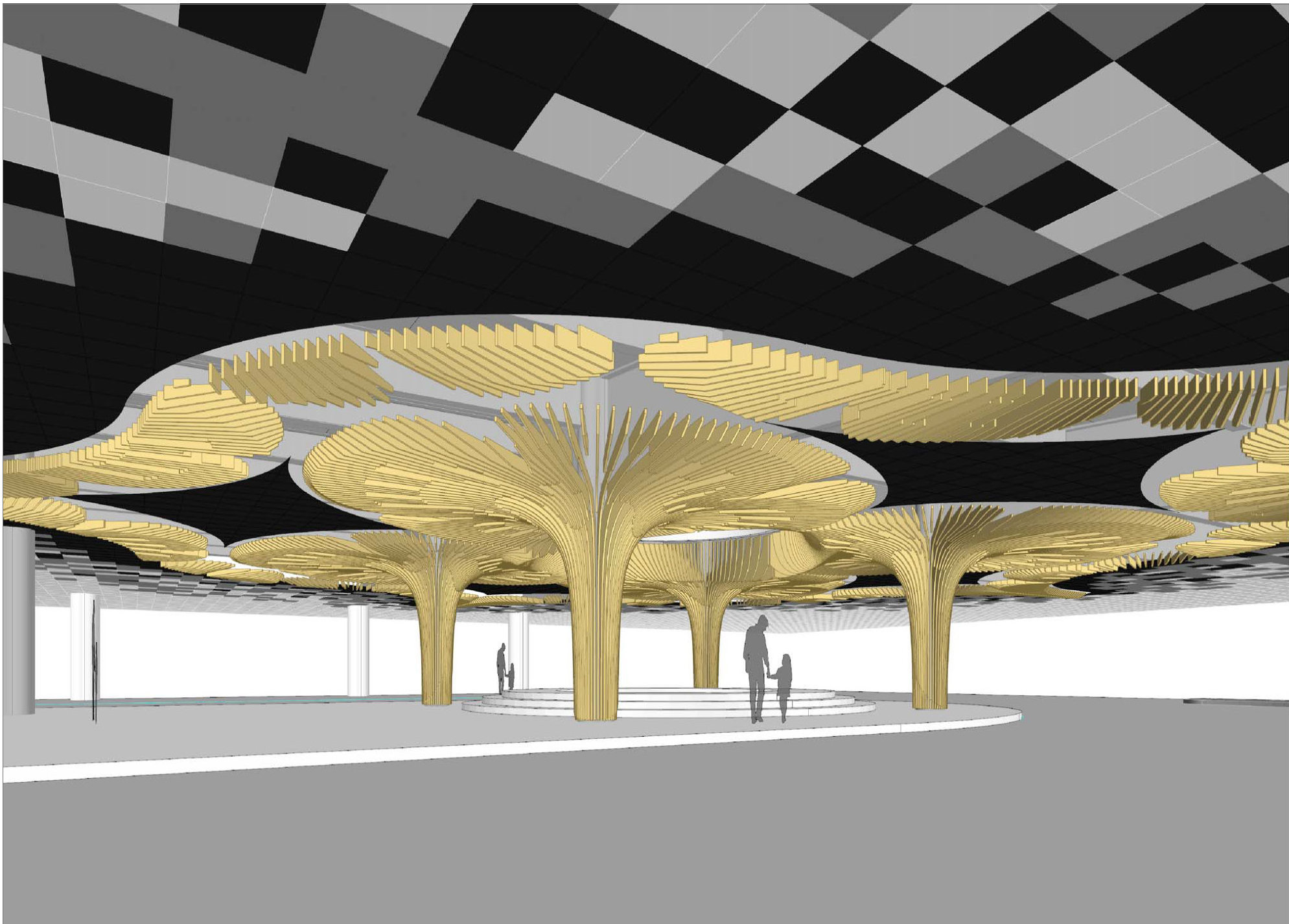 연세대학교 백양스퀘어 지하층 웰컴공간 조형물 계획안