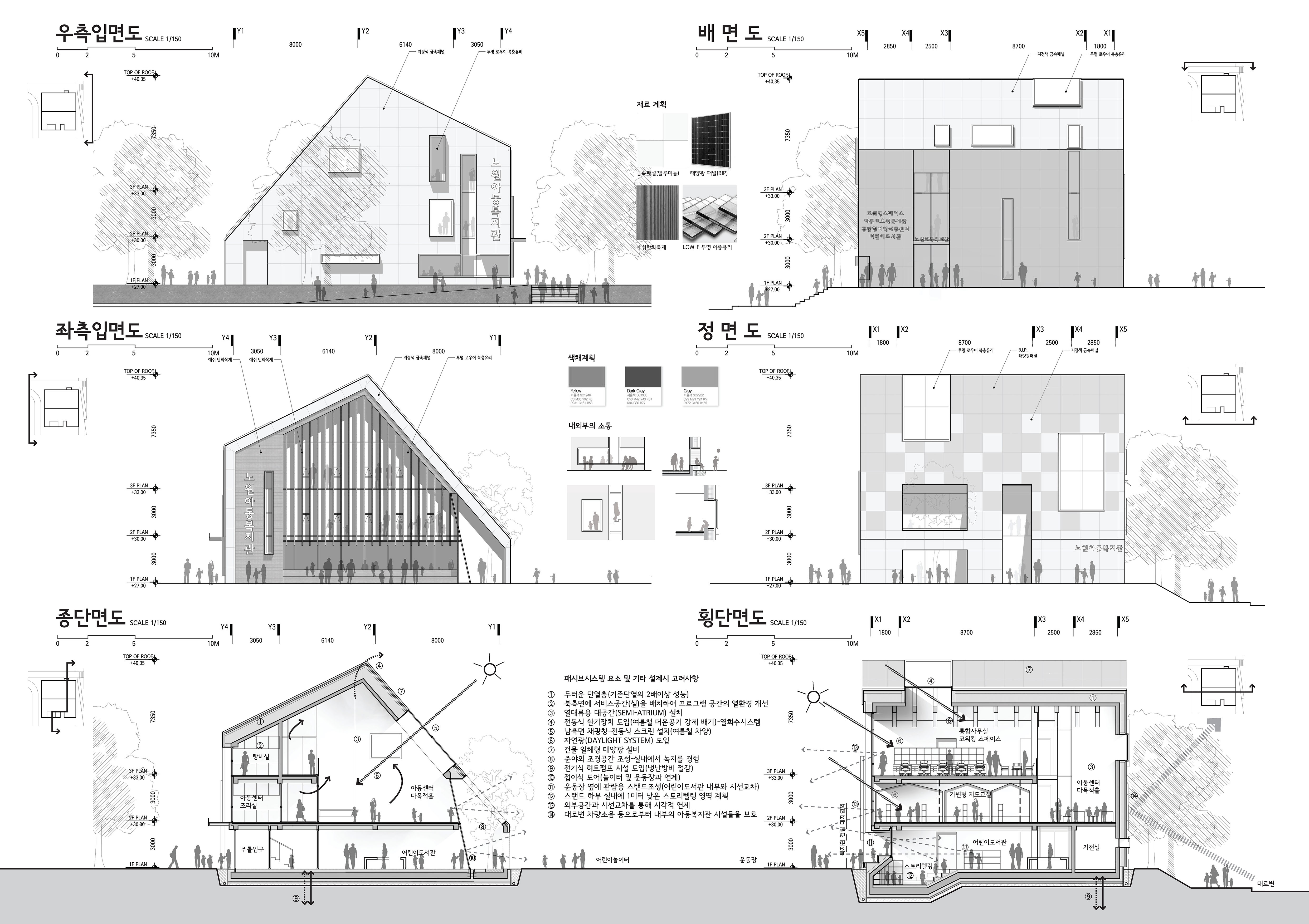 노원 아동복지관 당선안
(1개층 추가로 설계변경됨)