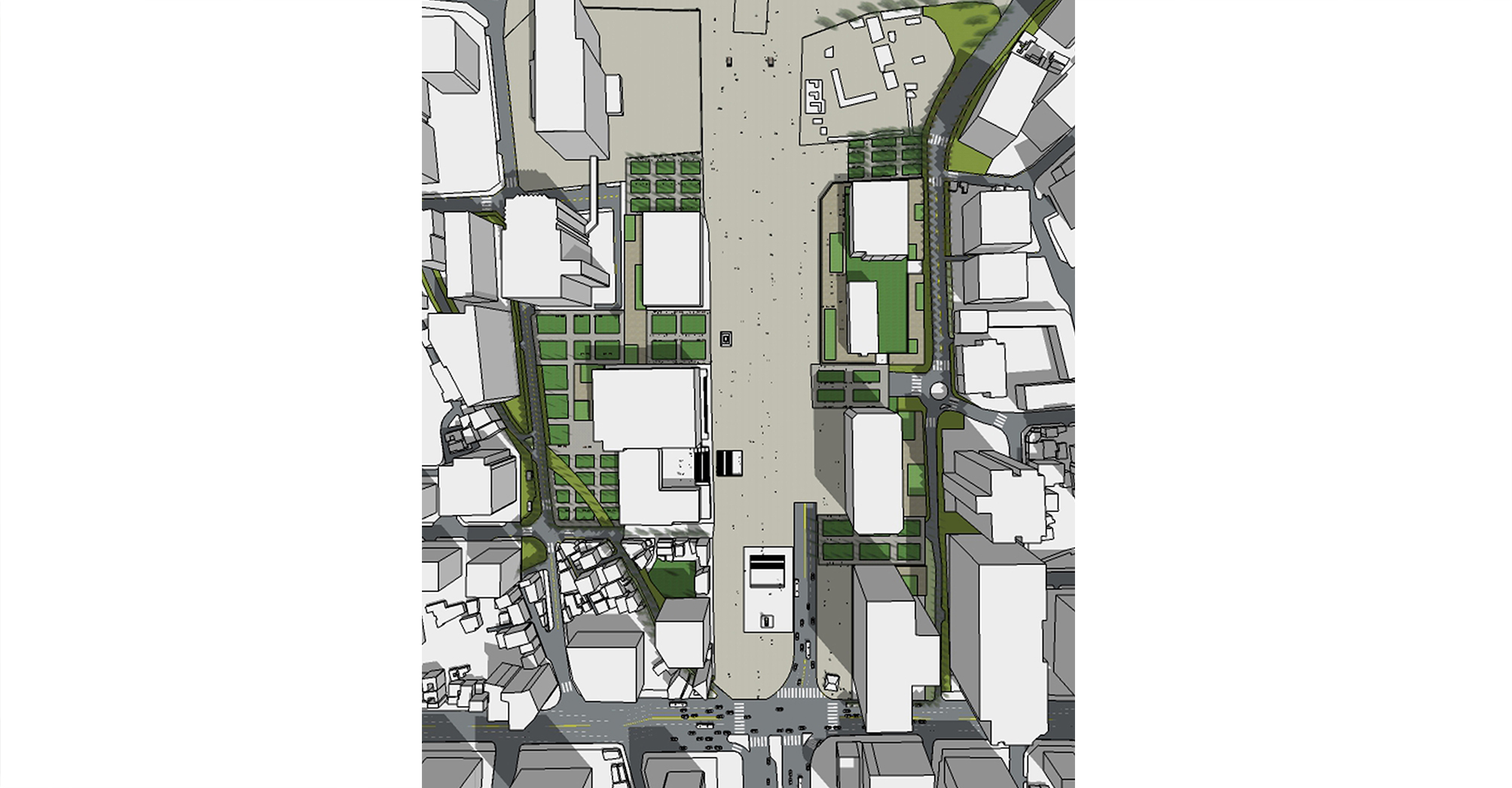 광화문광장 전면보행안