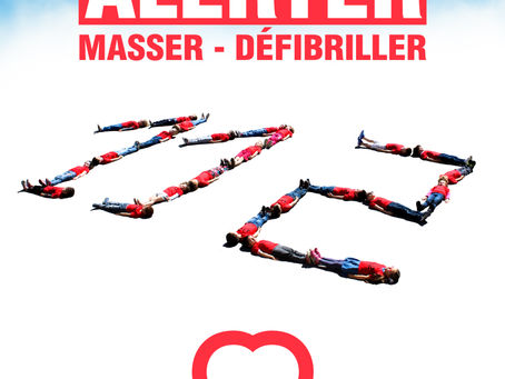 La chanson des gestes qui sauvent "Alerter Masser Défibriller "
regardez le clip