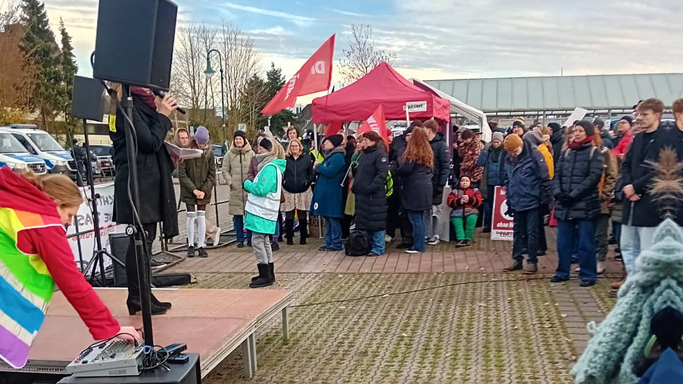 Teilnahme an Kundgebung in Zetel am 23.11.2025
