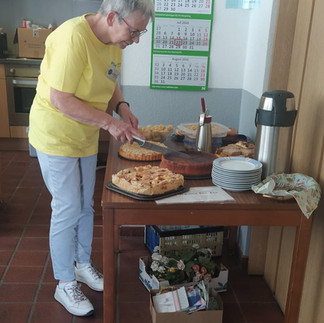 Kuchen für die Besucher des Repaircafés