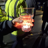 Kerze im Glas
