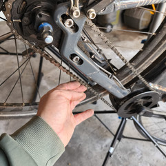 Fahrrad beim Repaircafé