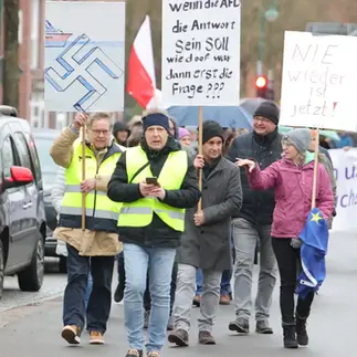 Demonstrationszug durch Edewecht