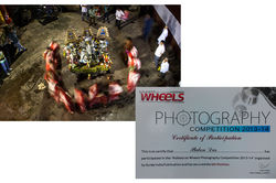 6th Position in Wheels Photography Contest 2013-14 - Organized by Kolkata on Wheels Magazine