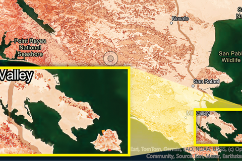 NASA ember-risk maps show threats to Tiburon homes