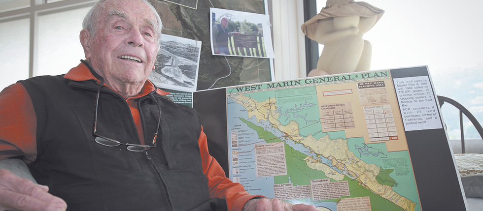 Belvedere conservationist Marty Griffin helped protect Richardson Bay, Marin-Sonoma coast