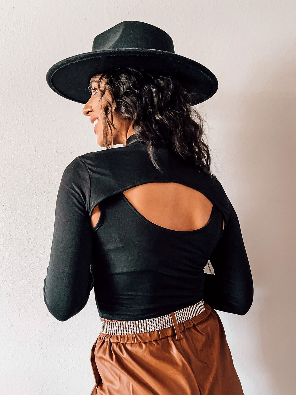 Thumbnail: AS ABOVE, SO BELOW LONG SLEEVE TOP - BLACK