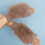 Thumbnail: FAUX FUR FINGERLESS GLOVES - MOCHA