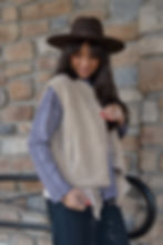 Thumbnail: COZY LAYERS SHERPA ZIP-UP VEST - TAUPE