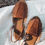 Thumbnail: KISS THE EARTH FISHERMAN SANDAL - COGNAC