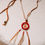 Thumbnail: DREAMCATCHER LAYERED NECKLACE - RED