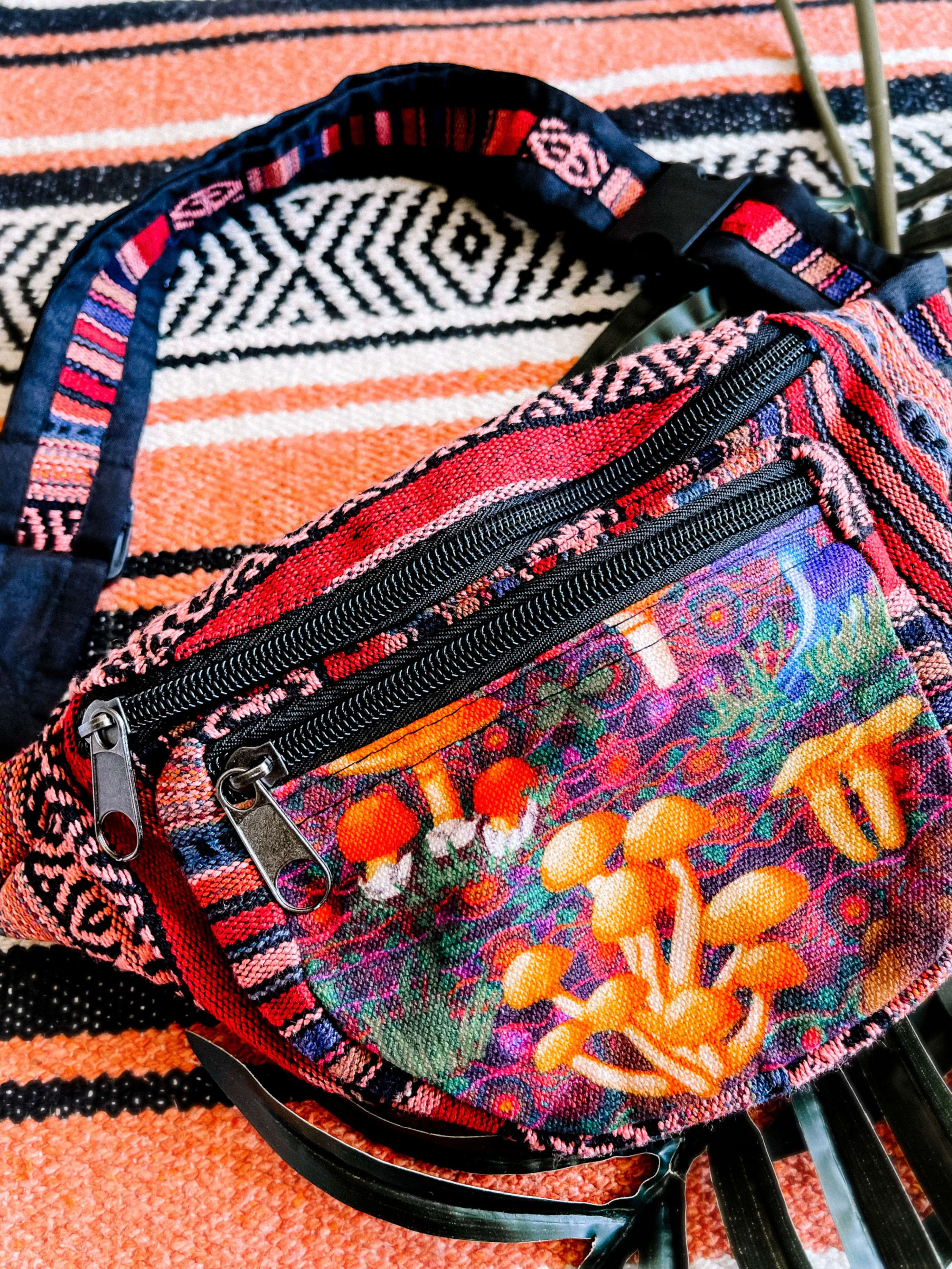 MUSHROOM MADNESS FANNY PACK - MULTI