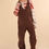 Thumbnail: COZY SOFT CORDUROY JUMPSUIT - BROWN