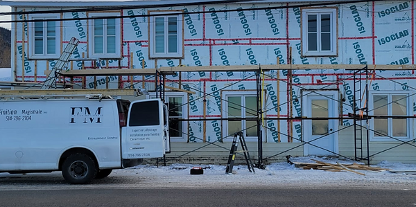 Rénovation revêtement extérieur canexel