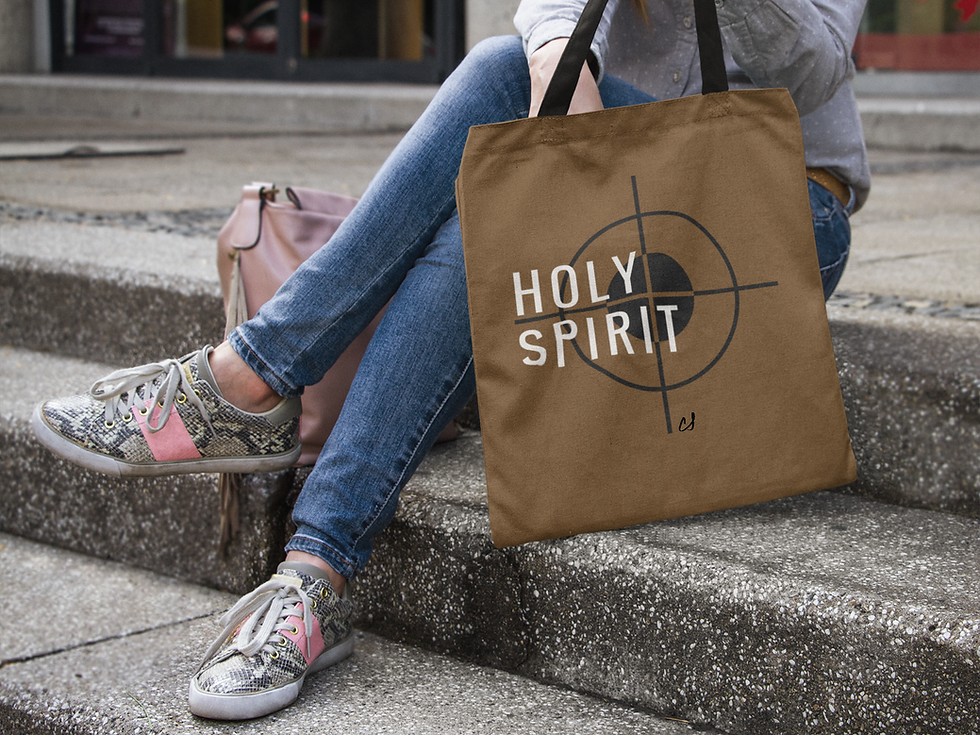 Christian apparel, drinkware, & more, inclusive of tote bags