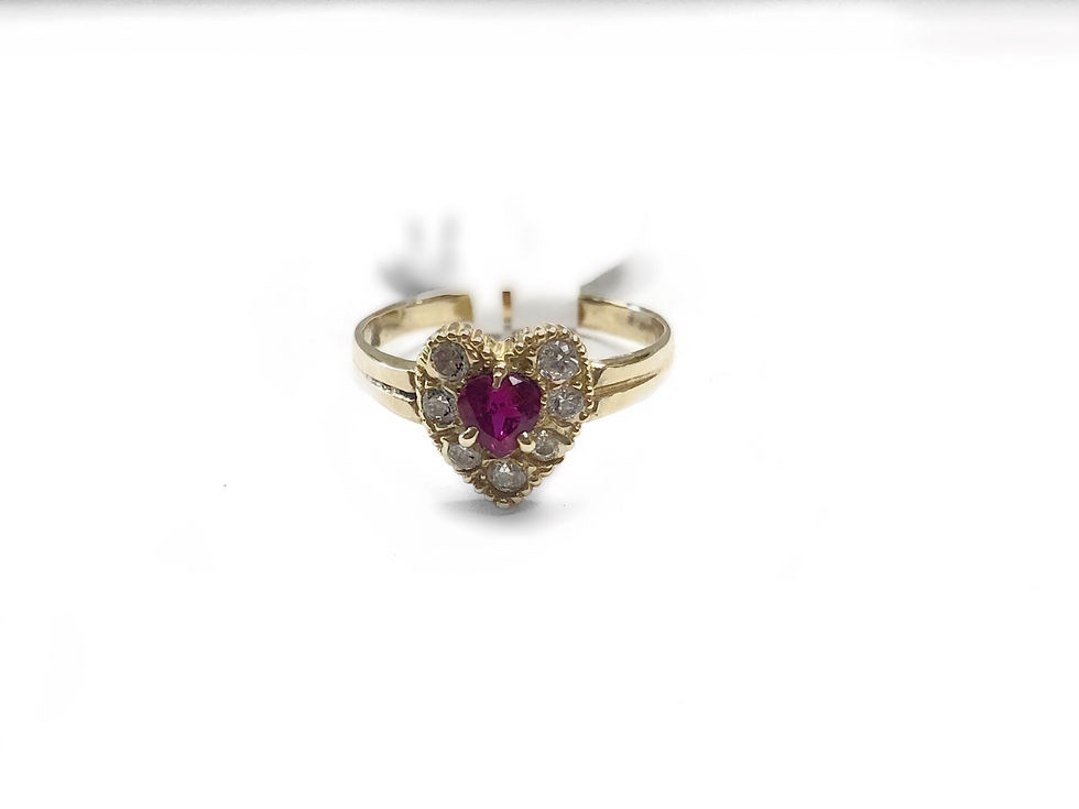 Ruby Yellow Gold